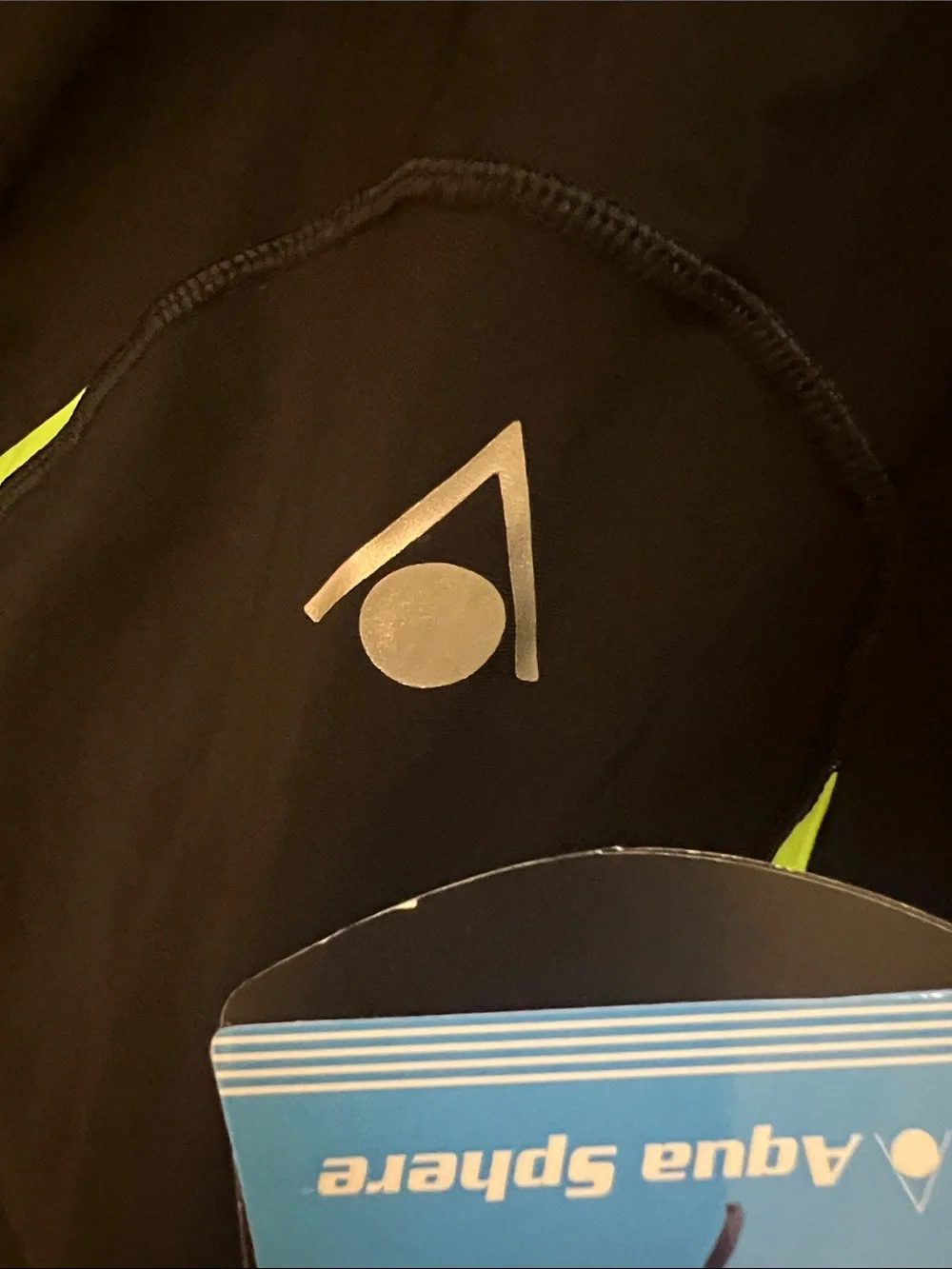 Men's Black Swimskin with Lime Accents - Performance Open Water Suit